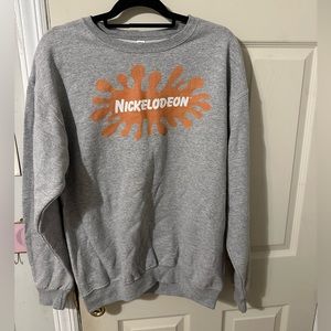 Nickelodeon Splat Vintage Grey Crewneck